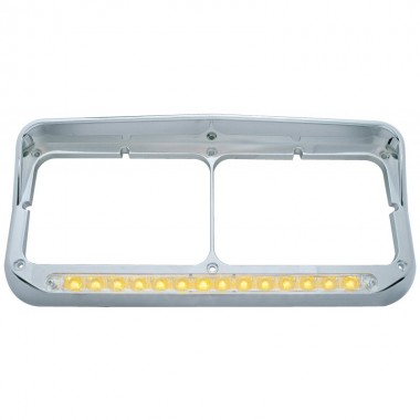 MARCO PARA SEALED BEAM CON LUZ AMBAR/LENTE CLARO