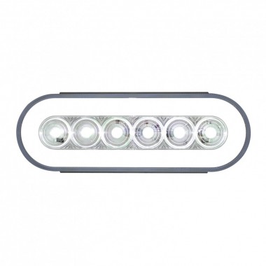 LUZ OVALADA COLOR BLANCO CON 22 LED