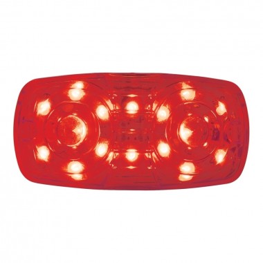 LUZ LED RECTANGULAR ROJA "CARRETA"