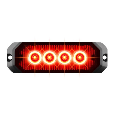 LUZ LED DE 4" ROJA