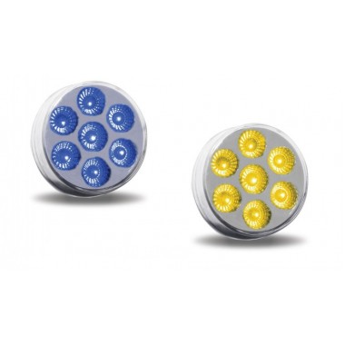 LUZ LED DE 2" AMBAR/AZUL